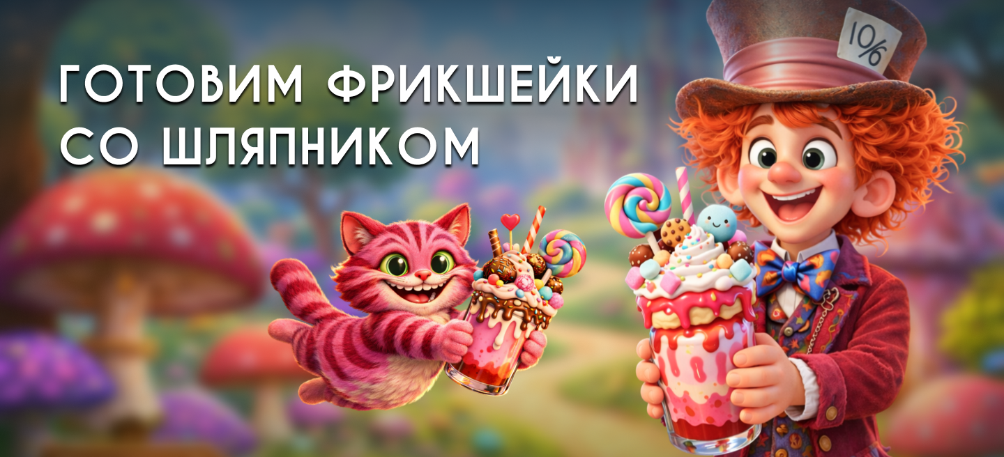 Готовим фрикшейки со Шляпником